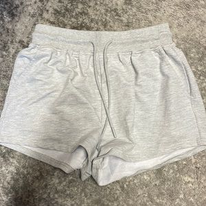 Gray sweat shorts